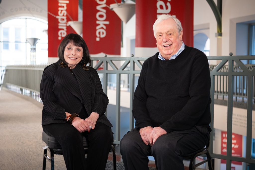 Ellen and Joe Checota. Photo courtesy of the Milwaukee Repertory Theater.