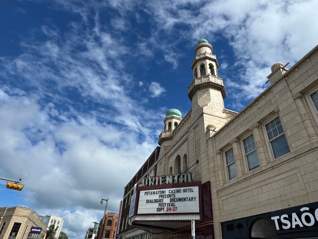 The Oriental Theatre is seen here on Sept. 21, 2026. Evan Casey/WPR