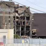 Seven-Story Warehouse Partially Collapses