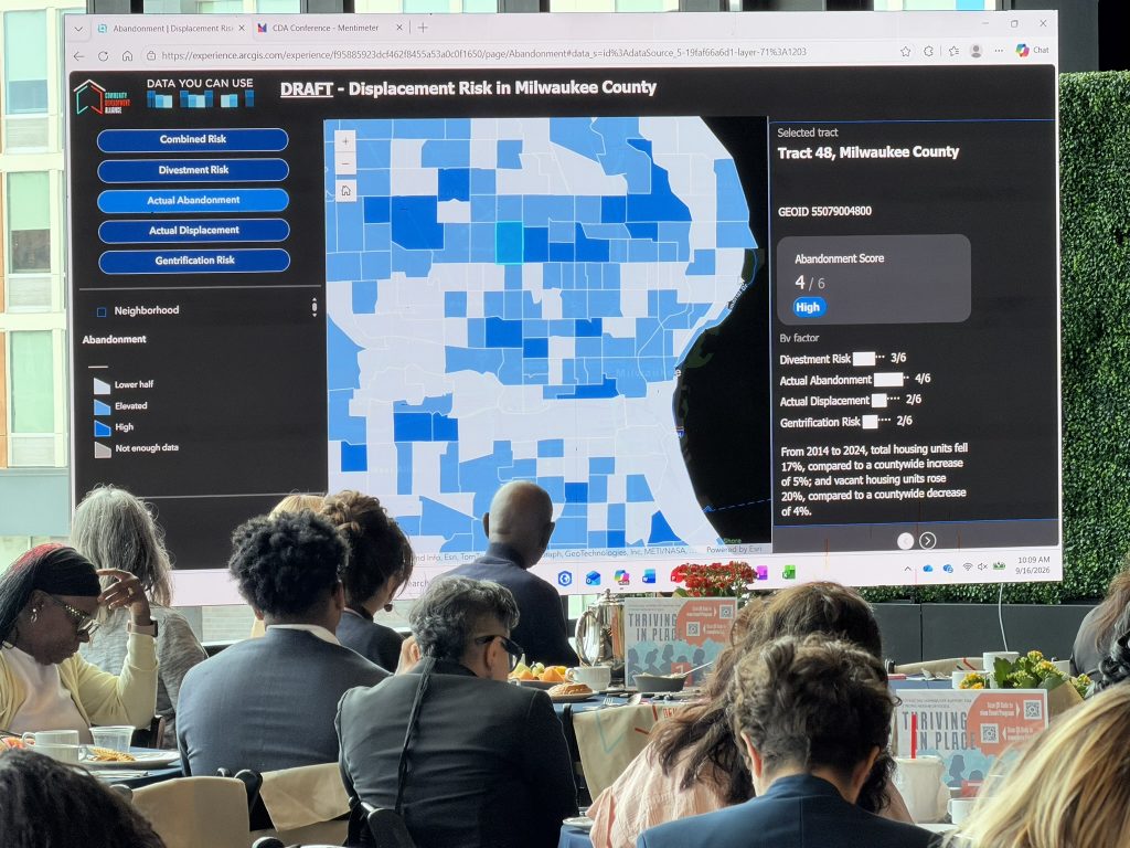 Displacement Risk Dashboard draft. Photo by Jeramey Jannene.