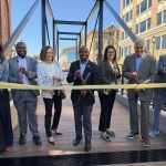 New Plaza Connects Riverwalk, City, Embodies Its Namesake Gary Grunau