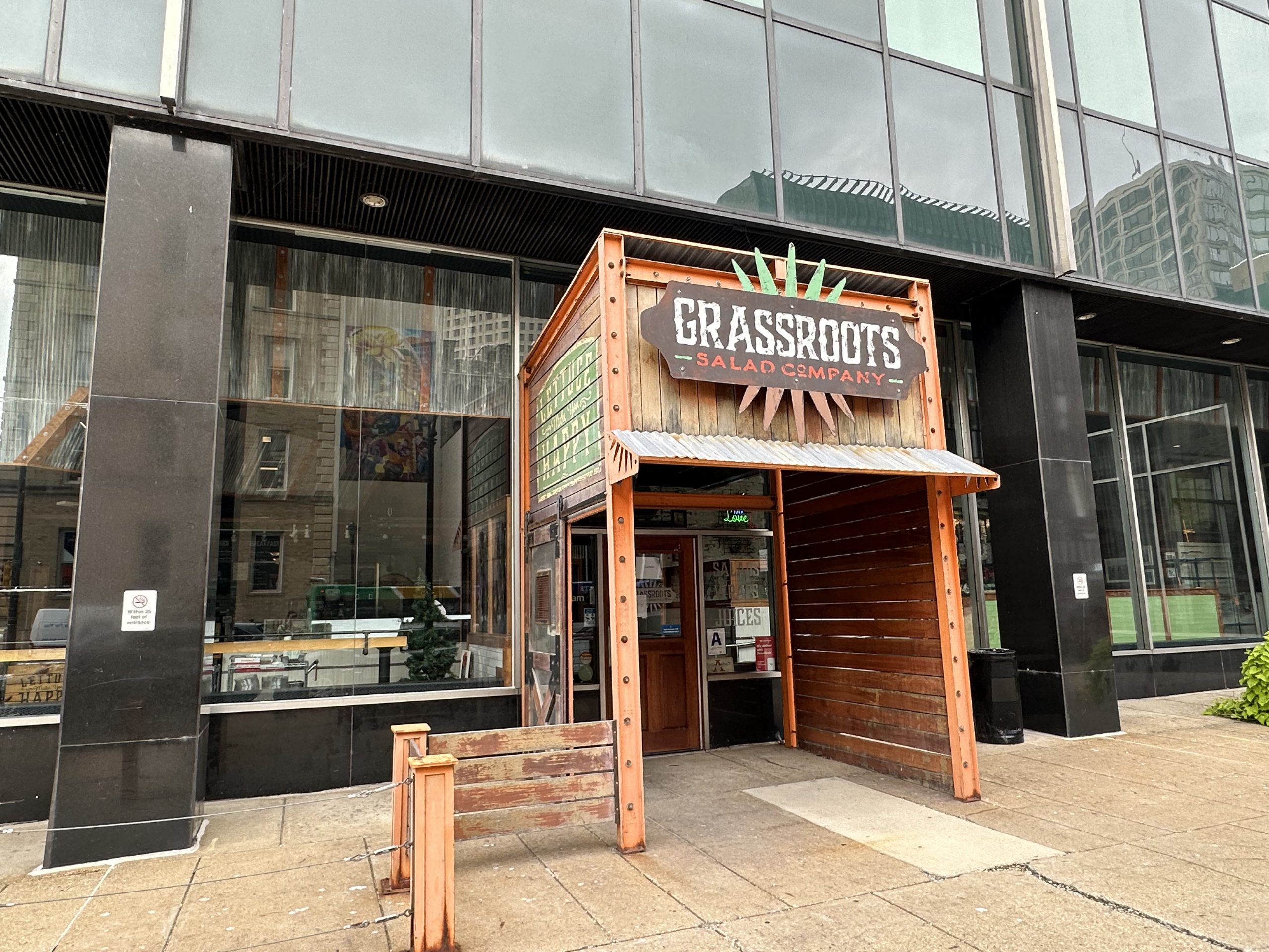 Downtown Salad Shop Shutters