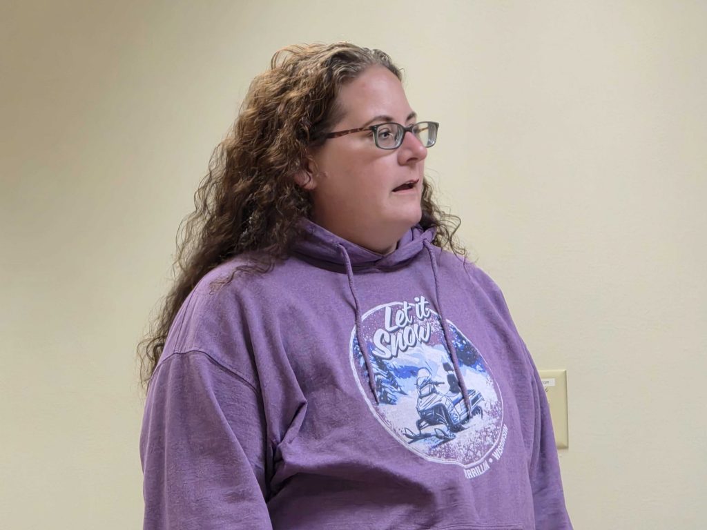 Jennifer Olson recounted calling 911 to save a friend’s life who was overdosing and then later spending 37 days in jail for violating conditions of her parole. (Photo by Frank Zufall/Wisconsin Examiner)