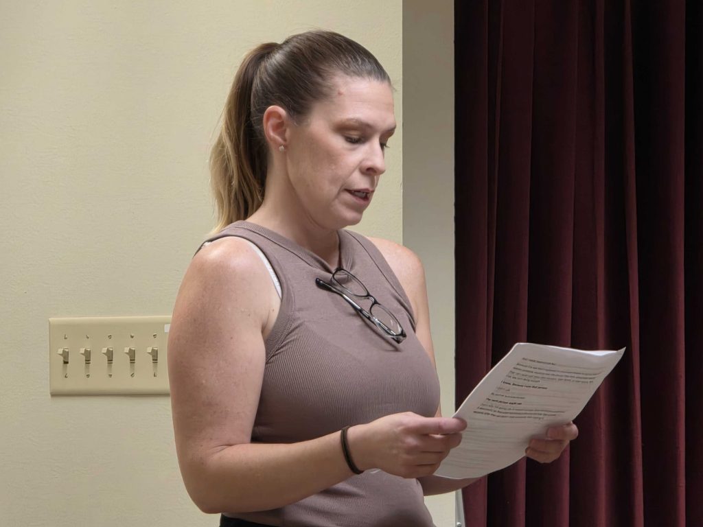Kelly Green said she was fearful of calling 911 when her partner overdosed and she saved him using six vials of Narcan. (Frank Zufall/Wisconsin Examiner)