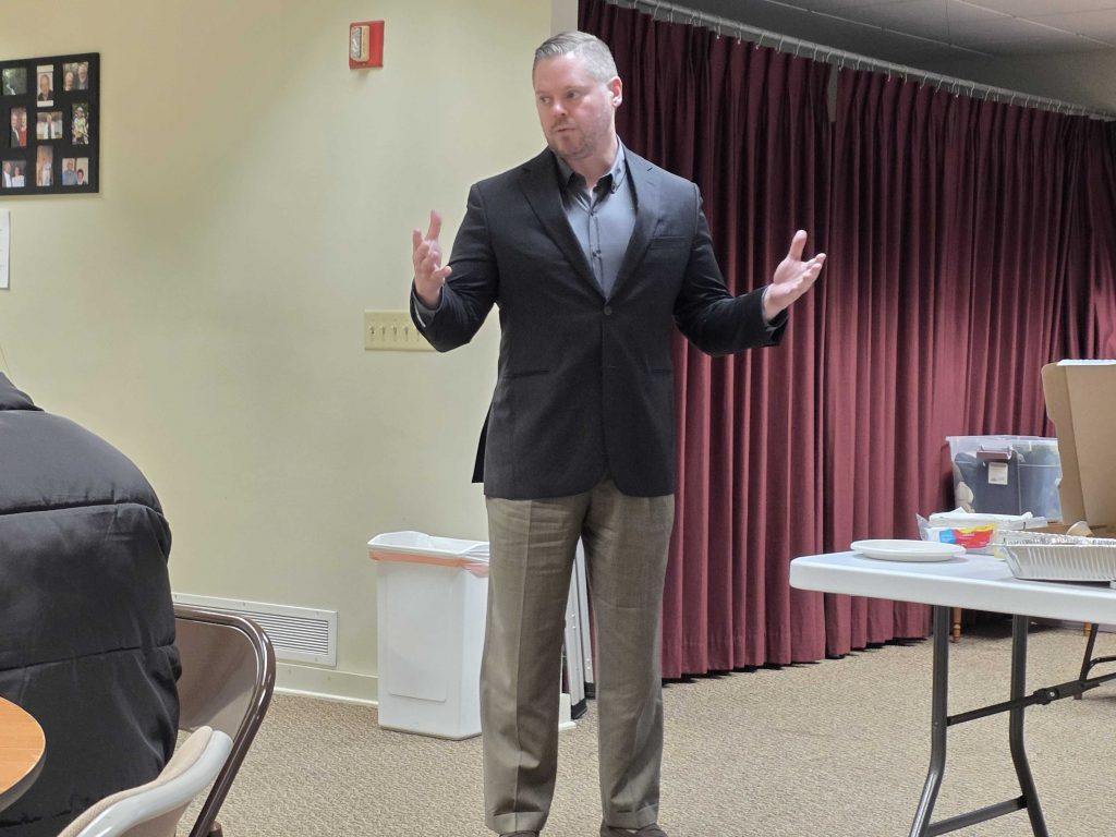 Mark Rice of WISDOM talked about why his organization supports the goals of the Wisconsin Good Samaritan Coalition. (Frank Zufall/Wisconsin Examiner)
