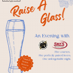 Raise a Glass! An Evening with Saz’s & Eagle Park Brewing
