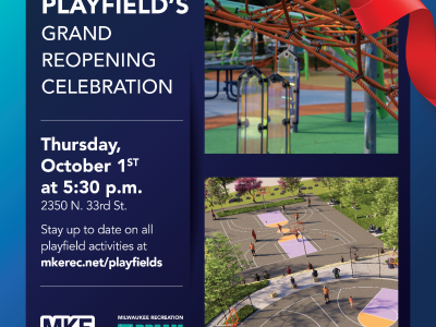 Milwaukee Recreation to Hold Grand Reopening Ceremony for Newly Renovated Metcalfe Playfield