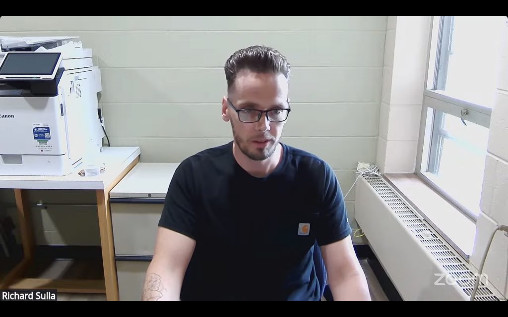 Richard Sulla (Screenshot via Zoom)