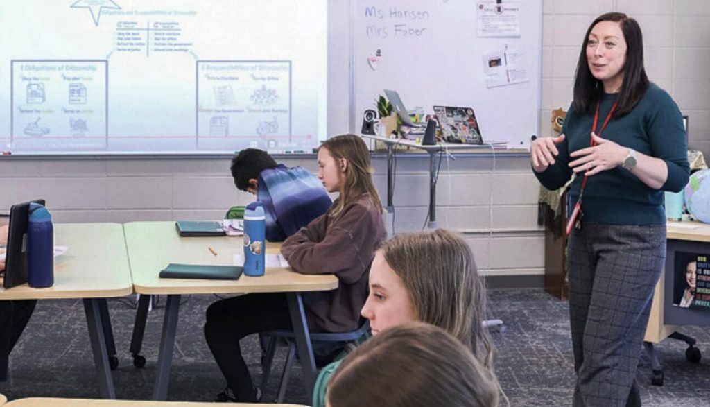 Shorewood social studies teacher Sarah Koppling says she incorporates 9/11 into lessons all year long. Photo courtesy of Sarah Koppling