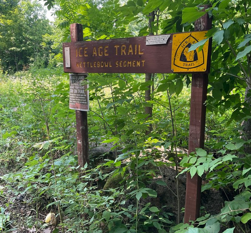 The conservation easement would secure over one mile of existing Ice Age National Scenic Trail. The Ice Age Trail Alliance would add two more miles to the trail within the property where no path currently exists. Photo courtesy of the Wisconsin DNR
