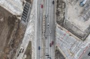 Demolished 27th Street bridge span in April. Photo by Urban Milwaukee staff.