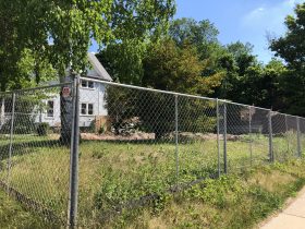 2606 E. Park Pl. in 2021 before townhouse development Photo by Jeramey Jannene.