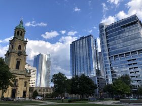 Cathedral Square Park. Photo by Jeramey Jannene.