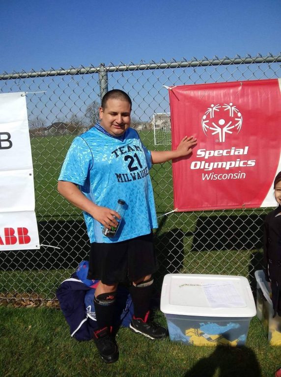 Bayardo DeLeon at a sports tournament in Wisconsin. (Photo provided by Leonor DeLeon)