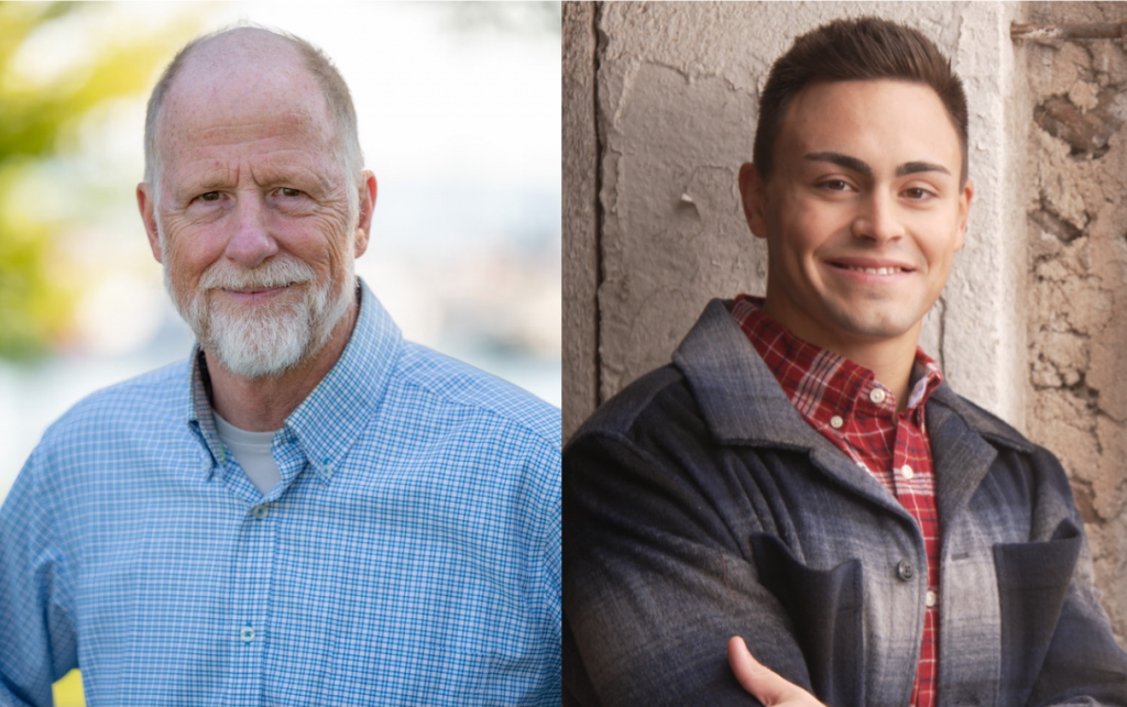 Democrat Fred Clark, (left), and Republican Michael Alfonso, the two candidates for Wisconsin’s 7th Congressional District in 2026. Images courtesy of Clark and Alfonso campaigns