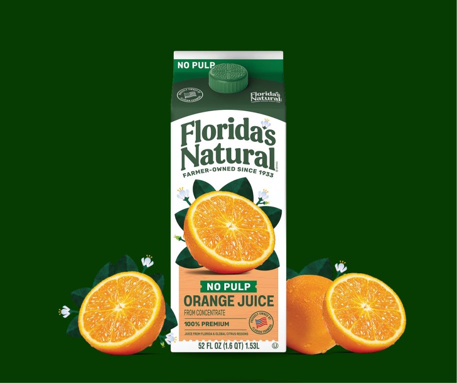 Florida's Natural orange juice. Photo provided.