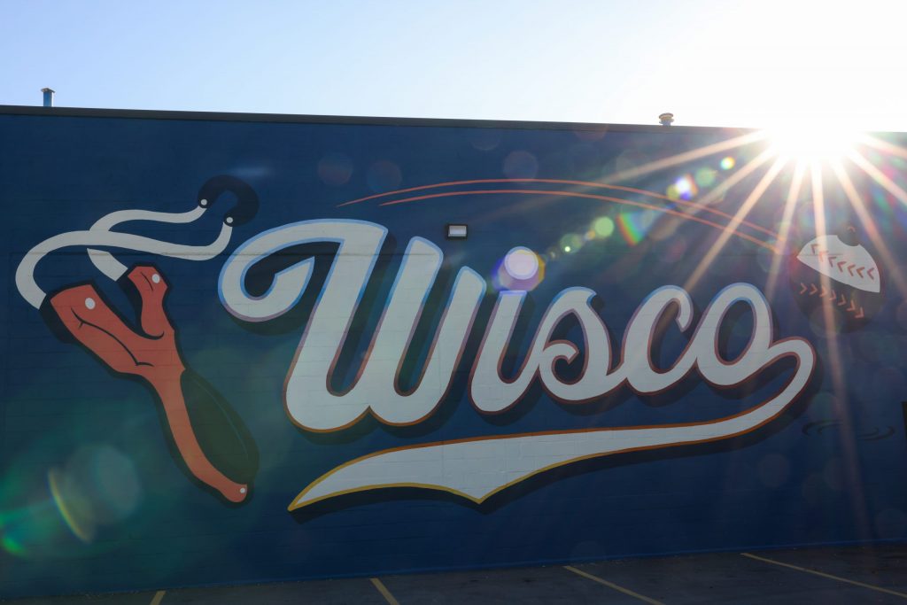 “The Launch,” a mural painted by Michael Cerda, at 6325 W. National Ave. in West Allis on Oct. 21.