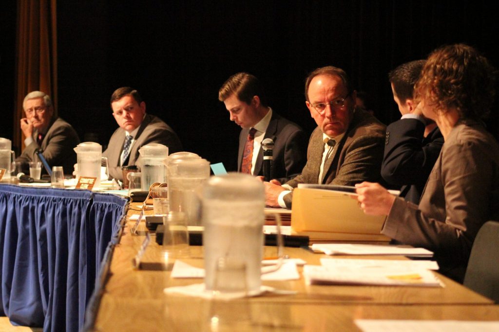 The Legislature’s Committee on Sporting Heritage, Mining and Forestry listened to public testimony Thursday on a bill to repeal the state’s 20 year-old mining moratorium law. Rich Kremer/WPR