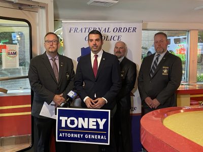 AG Candidate Eric Toney Accepts Police Endorsement in Milwaukee