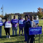 Mayor, Congresswoman Moore Stump for Crowley As Early Voting Begins