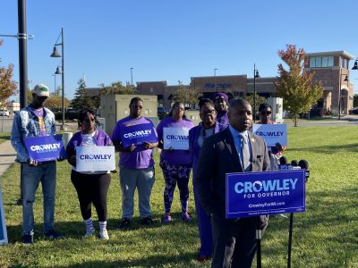 Mayor, Congresswoman Moore Stump for Crowley As Early Voting Begins