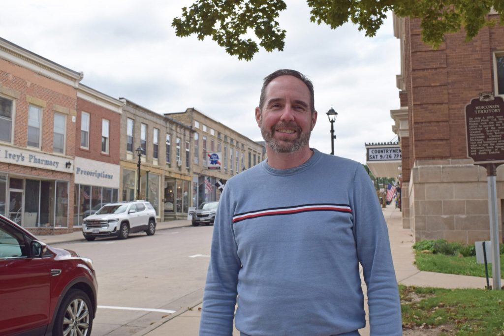 Mineral Point resident Matt Renwick said the outbreak has inspired him to talk to his teenage kids about the safety and importance of vaccines. Hope Kirwan/WPR