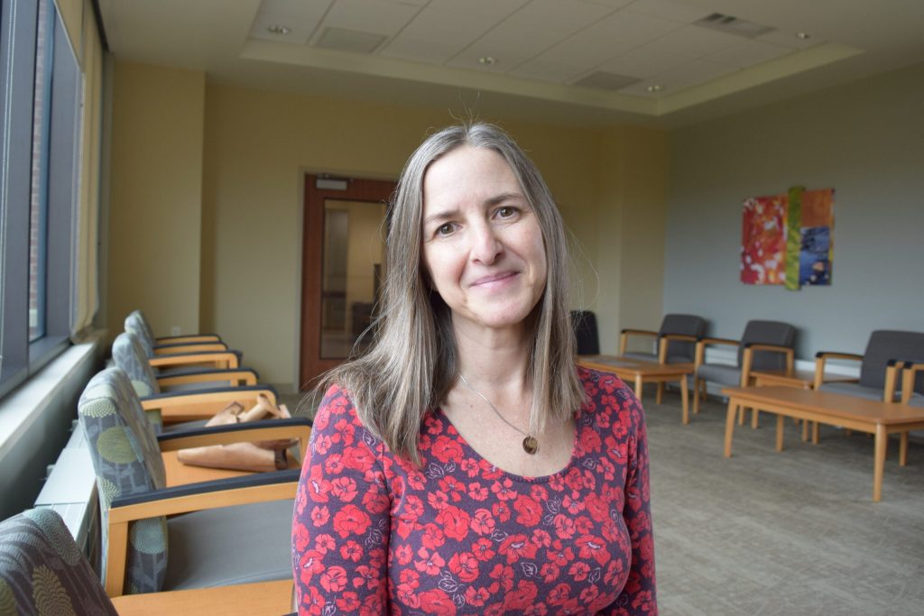 Dr. Sarah Fox, family medicine provider for Upland Hills Health, said the measles outbreak has prompted patients who have previously been hesitant to get the shot. Hope Kirwan/WPR