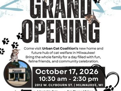 Urban Cat Coalition Celebrates Grand Opening of First Brick-and-Mortar Rescue Center in Milwaukee