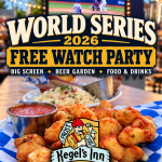 Kegel’s Inn Hosts Free Brewers World Series Big Screen Watch Parties in Its Historic Beer Garden, One Mile from American Family Field