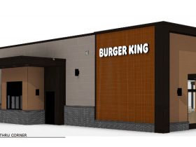 Burger King rendering for 175 W. Layton Ave. Submitted to the Department of Neighborhood Services by Excel Engineering.