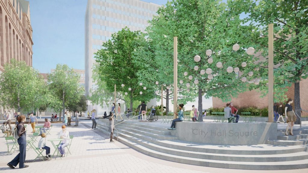 Committee Backs $3.75 Million City Hall Plaza Plan