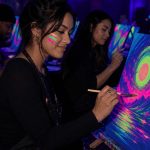 Halloween Glow Night: UV Blacklight Paint Party