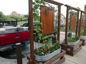 Lakefront Brewery's patio