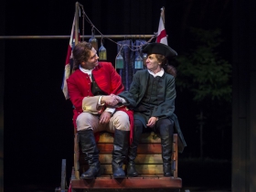 Nate Burger & Kelsey Brennan, The Recruiting Officer, 2018. Photo by Liz Lauren.
