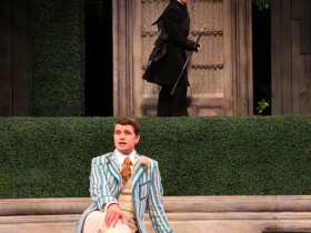 Marcus Truschinski and Matt Schwader in The Importance of Being Earnest, 2014.
