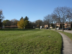 Vacant lots.