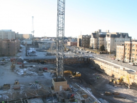 Robert A Wild SJ Commons Construction