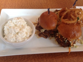 On the Menu at Envoy: Asian BBQ Pulled Pork Sliders