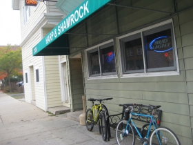 Harp and Shamrock.