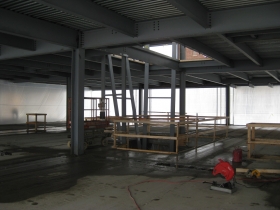 State of Wisconsin Department Of Children and Families office building under construction.