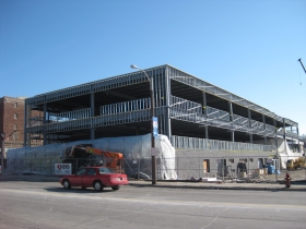 State of Wisconsin Department Of Children and Families office building under construction.