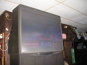 Big, old TV