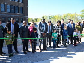 Riley School Green and Healthy Schools Ribbon Cutting