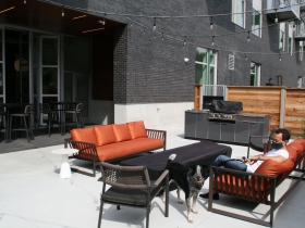 Resident Patio at KinetiK