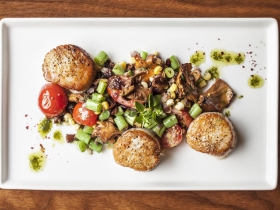 Goodkind:  Spice Crusted Scallops