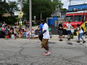 County Executive David Crowley at 2024 Bay View 4th of July Parade