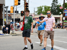 Senator Chris Larson at the 2023 Humboldt Park Independence Day Parade