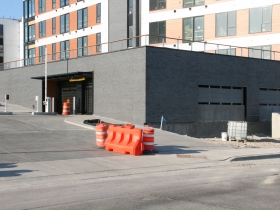 Tribute Apartments Parking Entrance
