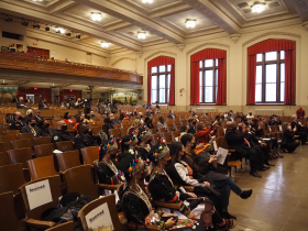 Crowd at Cavalier Johnson Swearing-In Ceremony