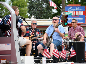 Band  at the 2023 Humboldt Park Independence Day Parade